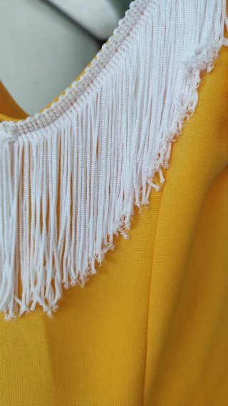 Traje Flamenca Niña Amarillo 2-3 Años