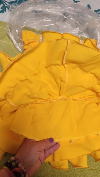 Traje Flamenca Niña Amarillo 2-3 Años