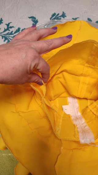 Traje Flamenca Niña Amarillo 2-3 Años