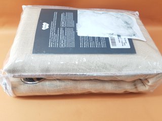 Cortinas Lino Beige Woaboy 140x245cm (2 uds)