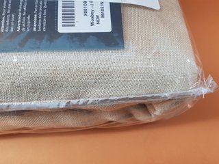 Cortinas Lino Beige Woaboy 140x245cm (2 uds)