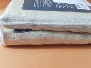 Cortinas Lino Beige Woaboy 140x245cm (2 uds)