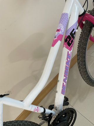 Bicicleta Montaña 26 Blanca y Rosa