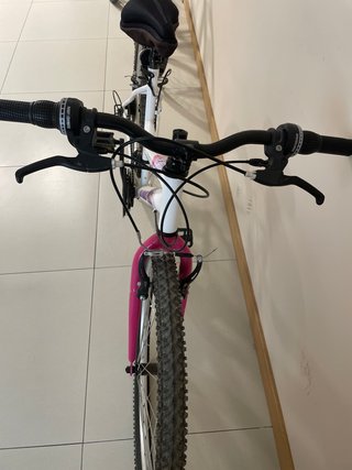 Bicicleta Montaña 26 Blanca y Rosa