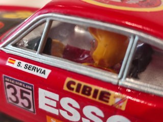 SEAT 850 COUPÉ "ESSO" SCALEXTRIC CON CHASIS 3D