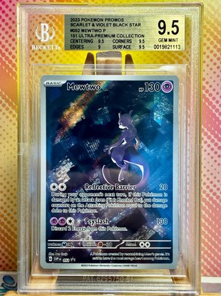Mewtwo Promo 52 EN Beckett 9.5