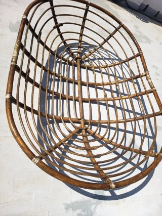 Para hacer sillón de terraza ratán