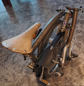 Bicicleta Brompton plegable