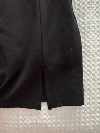 Vestido mini Stradivarius tirantes negro