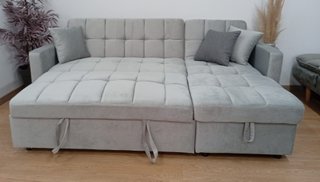 Sofá Cama Kris, Terciopelo. Cómodo. ¡Oferta!