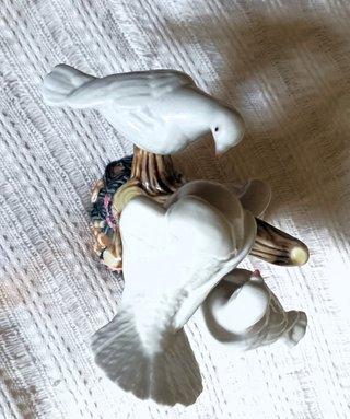 FIGURAS DE PÁJAROS DE PORCELANA "CASES" DE MANISES