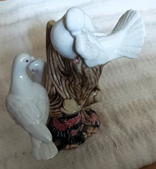 FIGURAS DE PÁJAROS DE PORCELANA "CASES" DE MANISES