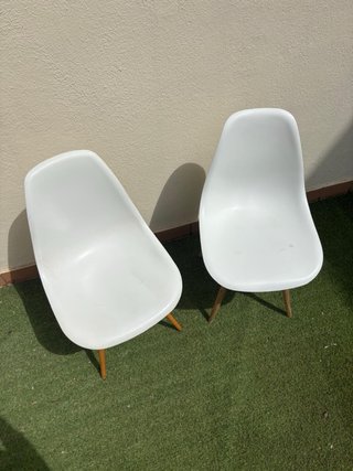 Sedie Nordiche Bianche e in Legno