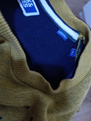 Sudadera Jack & Jones Amarilla Talla 13 años (164)