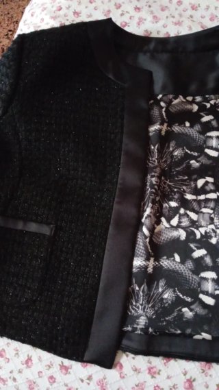 Giacca sartoriale donna nera