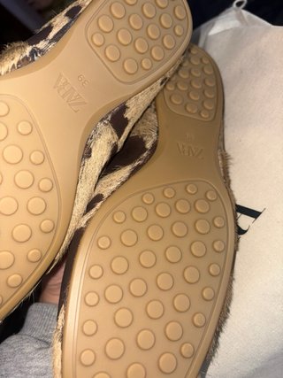 Mocasines Zara pelo estampado zara