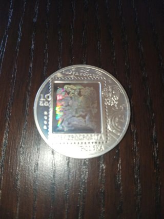 Moneda 10zl polska,14'61 gr de plata .999