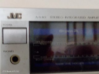 Amplificador Vintage JVC AX 50 color Plata