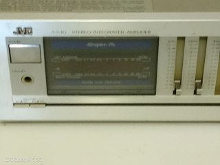 Amplificador Vintage JVC AX 50 color Plata