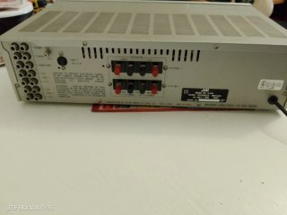 Amplificador Vintage JVC AX 50 color Plata