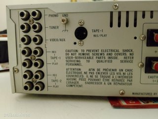 Amplificador Vintage JVC AX 50 color Plata