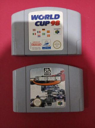 Nintendo 64 World Cup 98 y F1 World Grand Prix