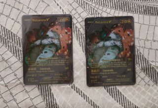 2 Cartas Pokemon Volcarona V Metal 210 leer descr.