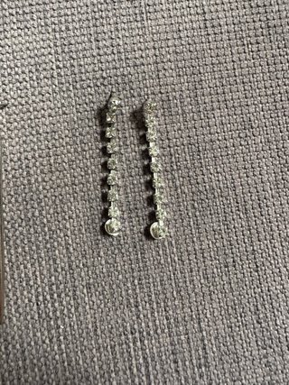 Set orecchini pendenti argento