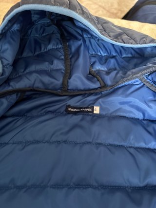Giacca Original Marines blu con cappuccio