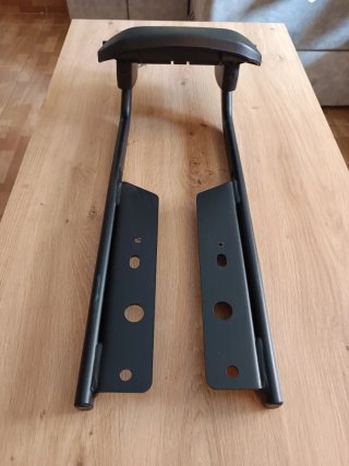 Soporte Maleta Moto SHAD Negro