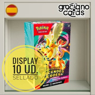 Display sellado 10 Bundles Héroes Ascendentes ESP
