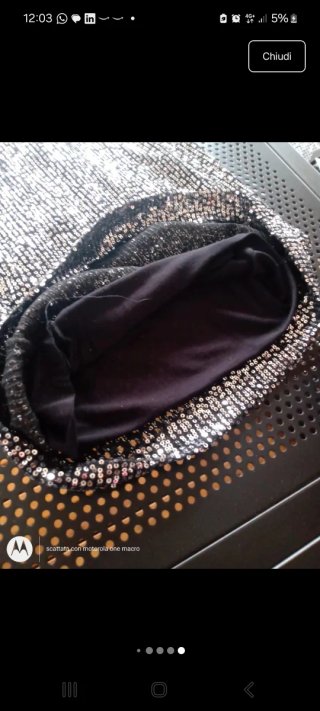 Pantaloni eleganti argento