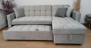 Sofá Cama Kris, Terciopelo. Cómodo. ¡Oferta!