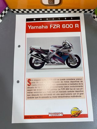 Maisto Yamaha FZR 600R réplica escala