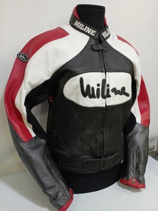 Chaqueta de cuero moto