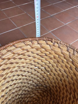 Cesto mimbre antiguo