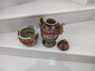 Jarrón y Vasija Decorativos Cerámica