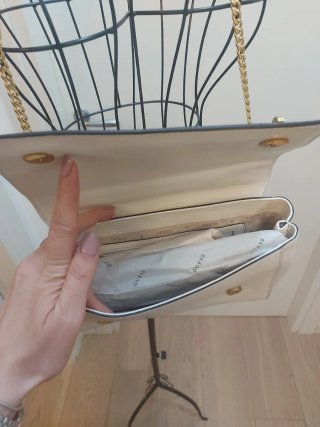 Borsa a tracolla Guess bianca
