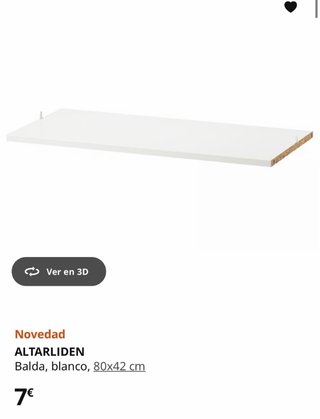 Estante IKEA ALTLIDEN 80x42 cm