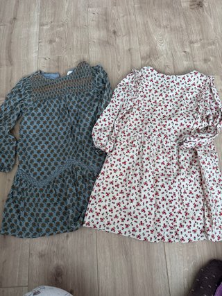 Lote 2 vestidos niña estampados