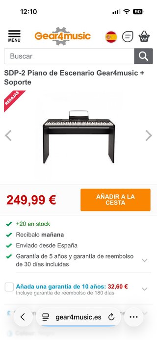 Piano Digital Gear4music