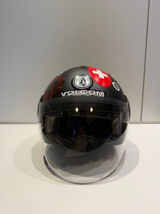 Casco de Moto Negro, Talla M, Homologado