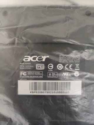Teclado Acer SK-9620 PS/2 Español Negro