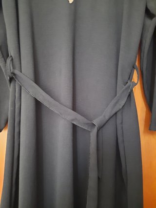 Vestito lungo nero Made in Italy taglia M