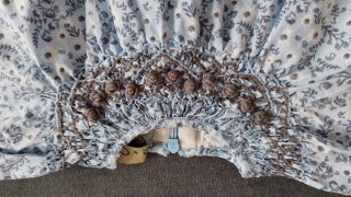 Vestido y braguita azul 6 meses