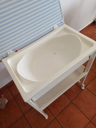 Bañera cambiador para bebé