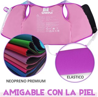 Chaleco natación niños neopreno S (1-3) | 0322
