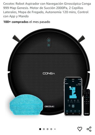 Robot Aspirador Conga 990 Map X-Treme