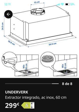 Campana extractora IKEA