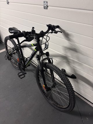 Bicicleta Rockrider 24 Negra (9-12 años)